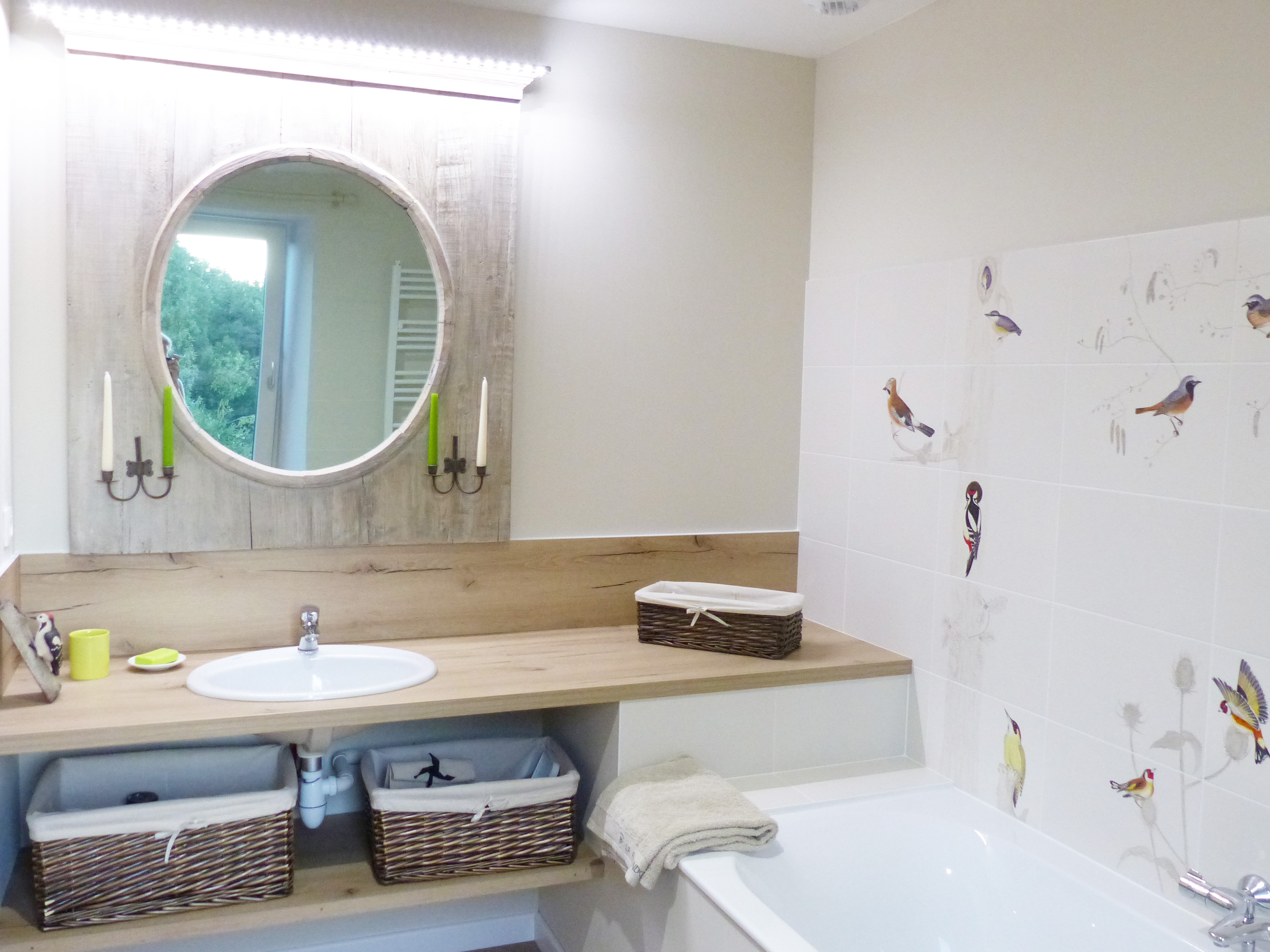 Salle de bain privative chambre d'hôtes Amiradou Drôme